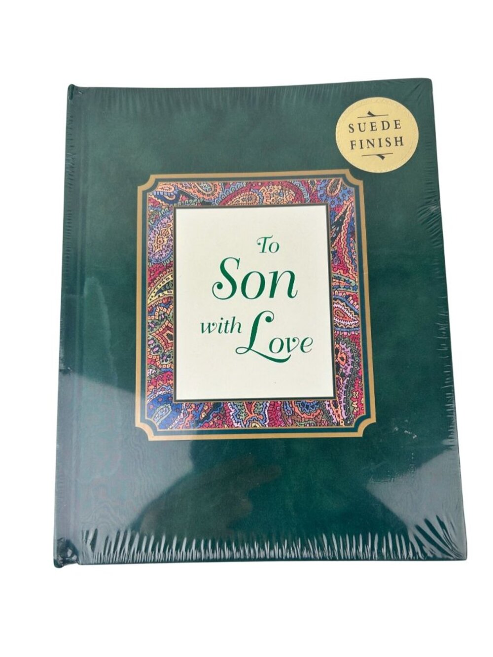 New Seasons Photo Album To Son w/ Love Meaningful Gift Suede Satin Ribbon READ